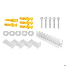 벽걸이 형 창 캐노피 투명 초 조한 정문 천막 파티오 야외 브래킷 없음 비 방지