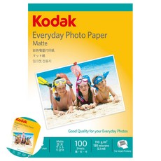 [엠유종합상사] 사진인화지 잉크젯용지 사진출력 프린터용지 매트 잉크젯 컬러 프린터 전용지 A4 110g 100매 5740 300