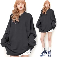 통통마녀 ] 시밀러 박스 맨투맨 7 컬러 4XL / 남여공용 /오버사이즈 [ 기모 포함 판매 ]