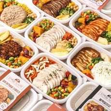 [메이크샐러드] 단백질 닭가슴살 저당 식단 냉동 도시락 12팩 세트 12팩