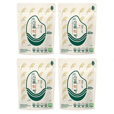 100% 유기농쌀 산골떡뻥, 백미, 20g, 4개