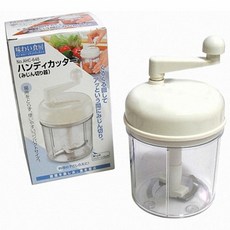 BO雜貨 台灣現貨手搖切丁器 日本製 省力迴轉式蔬果調理器 切碎器 切菜機 切丁器 蔬菜水果丁SV5081, 白色, 1個