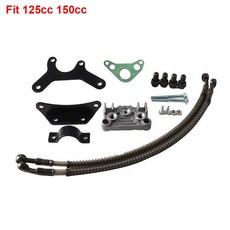 오토바이 오일 쿨러 엔진 냉각 혼다 원숭이 야마하 가와사키 50cc-140cc 핏 자전거 ATV 용 범용 부품, 1)Oil pipe parts-01