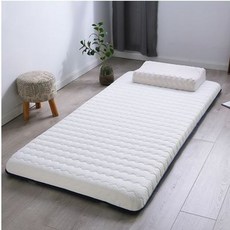 아티 거실용매트리스 원룸 매트리스 거실용 접이식, 대두 섬유 니트 화이트 5cm 통기성