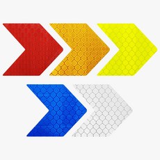 차량 반사 스티커 자동차 화살표 외부 튜닝용 데코 패치