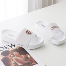 HARVARD SHOES 스트론 남여공용 슬리퍼 화이트