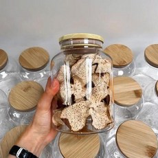 玻璃食品級密封罐 茶葉罐 陳皮收納 儲物罐, 1個, 1860ml中號陳皮罐小口