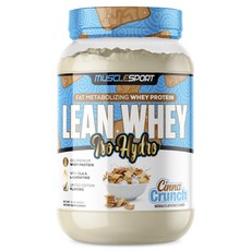 MUSCLESPORT Lean Whey 分離水解乳清蛋白 Cinnamon Crunch, 1個, 908g