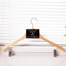 셔츠용옷걸이 정장 옷걸이행거 집게 옷걸이 원목 PW31BD75, 색상