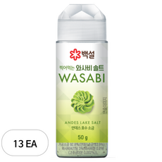 백설 와사비 디핑솔트, 13개, 50g