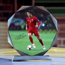 축구선수 피규어 메시 장식 축구선수피규어호날두 음바페 홀란드 케인, K_살라흐 앗딘 작은 사이즈 (10x11cm), 1개