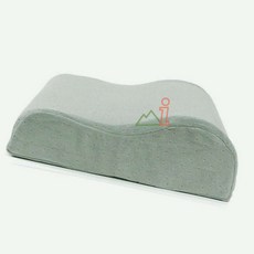 가라지팜 목에좋은베개 메모리폼 베개 그레이, 1개, 화이트