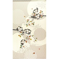 Noren Kobo 노렌코보 후쿠로우 부엉이 시치후쿠로우 레이스 노렌 85x150cm