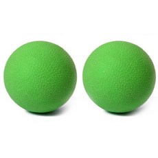 룸드 넌슬립 라크로스볼 마사지볼 2p, 그린
