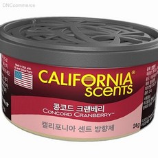 켈리포니아 센트 콩코드 크랜베리 24g 자동차탈취제 차담배냄새제거 실내방향제, 1L, 1정
