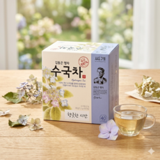 김동곤 명인차 수국차 쌍계명차, 1g, 40개입, 1세트