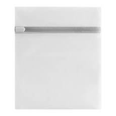 加厚細網洗衣袋，防打結內衣護洗袋，多尺寸衣物洗滌網袋，白色, 白色, 1個