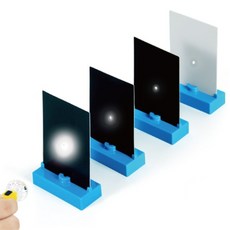 중학과학 빛의직진 관찰용 바늘구멍 실험키트 빛의물리학 과학실험세트 엄마표학습, 2개