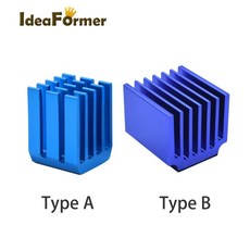 10 3D 프린터 부품 스테퍼 모터 드라이버 방열판 TMC2100 LV8729 DRV8825 드라이브 모듈 냉각 블록, 5pcs Type A