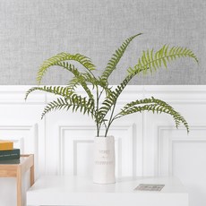 보스턴 고사리 조화 녹색 식물 와이드 가지 95cm 조경 인테리어 장식 소품 인조 가드닝, 1개, 단품
