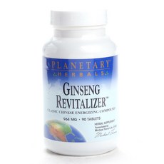 PLANETARY HERBALS 人蔘活膚錠, 90 件, 1個