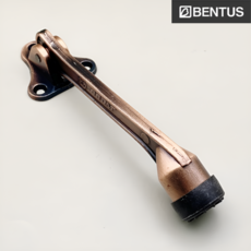 BENTUS BS-304-2 말굽스토퍼 중형 브론즈 갈색 보급형 도어스토퍼 노루발 고정장치