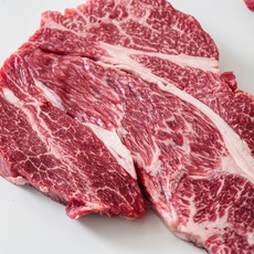 미경산한우 1+등급 목심 국거리 200g, 1개, 덩어리