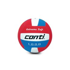Conti 排球 5號/4號 軟式排球 V1000系列 (WBO WBKR RWB), 1個, 5號 紅藍白