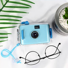 낭만 필름 토이 카메라 어린이, C 스카이블루(방수케이스-파랑), C 스카이블루(방수케이스-파랑), 1개