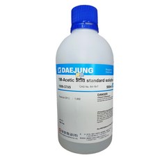 아세트산 초산 용액 1M (1006-3705) ST 500ml 시약 화공약품