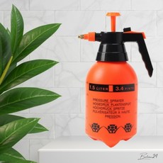 가든워터 자동 압축분무기 1.5L 세차 미세 원예 조경 가드닝 교체형, 오렌지, 1개