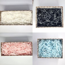 [췸이네]종이 스타핑 충전재 쵸핑 포장 완충재 30g 100g, 1개, 화이트_100g