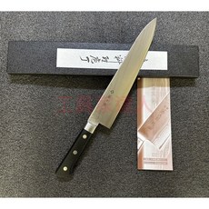 工具家達人 藤次郎 大馬士革 270mm 牛刀 F-657 鍛造 專業廚師刀具, 1個, 黑色