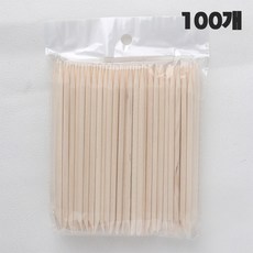 뉴프렐류드 네일 우드스틱, 100개, 기본