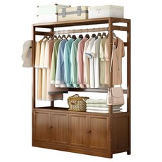 원목 키큰 옷장 장농 수납 고급스러운 드레스룽 나무 70cm, 간살 도어 모델 - 폭130cm