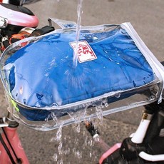 이륜차 핸들 방풍 덮개 방수 비닐 보온 윈드가드 겨울용 오토바이 방한용품 차량용, 대형