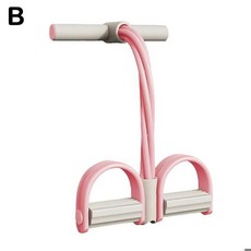 풀러 페달 발목 복부 운동기 윗몸 일으키기 풀 로프 확장기 탄성 밴드 휴대용 스포츠 보조 장비 폐 트레이너, 2. B, 1개