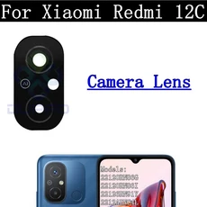 백미러케이스 후면 카메라 플렉스 케이블 샤오미 호환 레드미 12C 22120RN86G 22120RN86I 전면 셀카 소형, 06 12C Lens