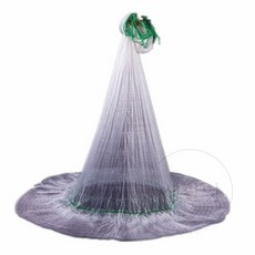 생활잇 민물 바다 원형 고리 투망 특대형 낚시어망