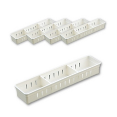 서랍정리 트레이 화이트 슬림, 10개