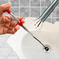 욕실 화장실 배수구 변기 뚫는 집게 도구 화장실막힘 배수구청소 변기막힘, 단일사이즈