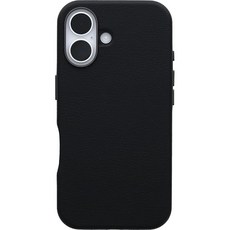 OtterBox 아이폰 16 Symmetry 시리즈 선인장 가죽 MagSafe용 - 느와르 애쉬 블랙