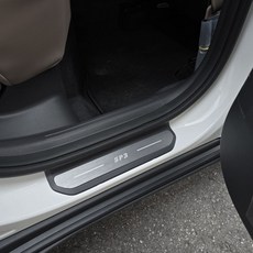 디올뉴 셀토스 호환 도어스텝 스커프 알루미늄 몰딩 커버 튜닝 악세사리 용품, 도어스커프 2열(2P), 디올뉴 셀토스 SP3