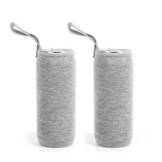 쥬넛 물병 텀블러 파우치 2p 420ml 보틀파우치 텀블러백