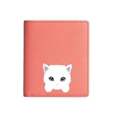 Stwees 강아지 또는 새끼 고양이 바이폴드 가죽 지갑 어린이 및 청소년 만 4세 이상 핑크 209639