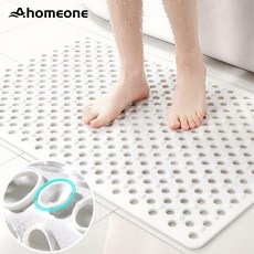 ahomeone 미끄럼방지패드 안전 욕실매트 빠른 물빠짐+강한접착, 1개, 화이트