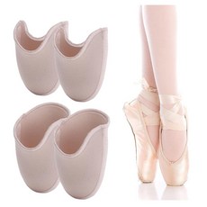 Gabrella 4 Pcs BALLET 발레 TOE 토 PADS 패드 for Pointe SHOES 슈즈 Dance Foot COVER 오버 POUCH 파우치 Protecto