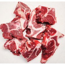 [행복미트] 호주산 청정우 소고기 목뼈 목초사육우 할랄인증 살밥 많는 소뼈 곰탕용 몸보신탕용 1kg+1kg 총 2kg [당일발송], 1개