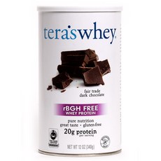 Tera's Whey 黑巧克力風味乳清蛋白粉, 黑巧克力, 340克, 1個