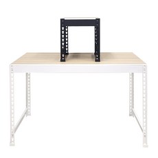 1단선반 스피드랙 무볼트 다용도 조립 철제 맞춤 수납 선반 가로 400mm 모음, 400*400, 2100(높이)_2단 (원기둥), 화이트, 1개